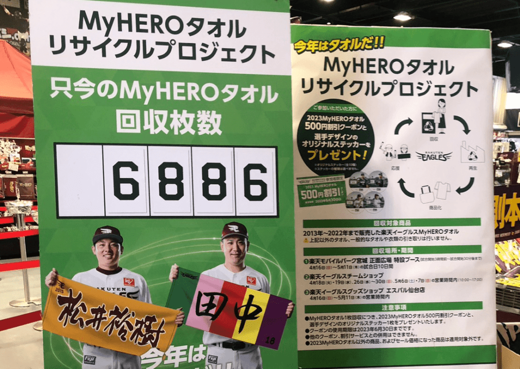東北楽天イーグルス様とのお取り組みが中国新聞に掲載されました！